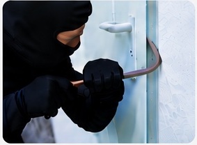 Illustratie van een inbraakpoging bij een woning