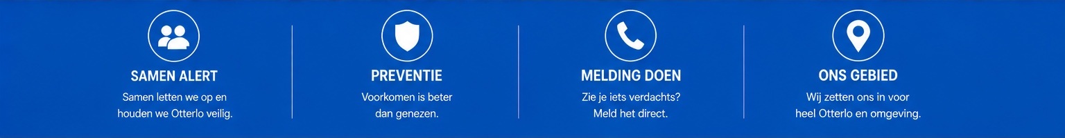 Samen alert, preventie, melding doen en ons gebied.